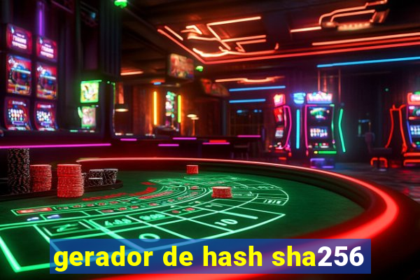gerador de hash sha256